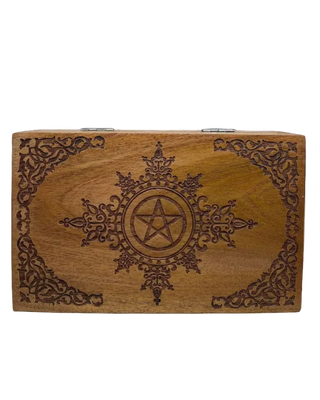 Pentagram treboks i akasie