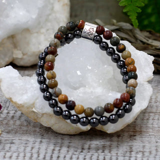 Jaspis Picasso Magnetarmbånd