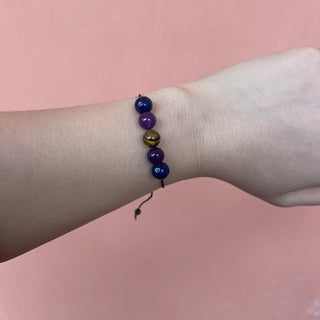 Krystall Armbånd med 5 Krytaller