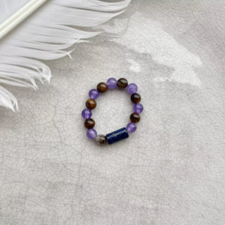 Lapis Lazuli, Ametyst og Tigerøye Krystallkulering