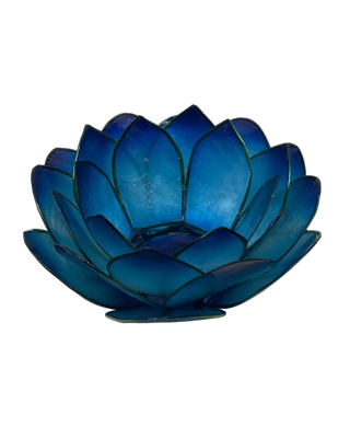 Lotuslys mørkeblå rund