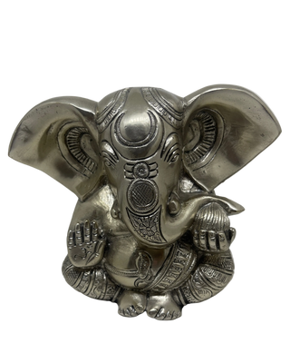 Ganesha Sølvbelagt 13 Cm