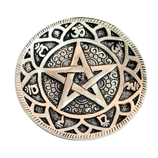 Røkelsesholder pentagram (sølv)