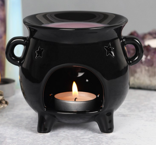 Aromalampe sort Gryte